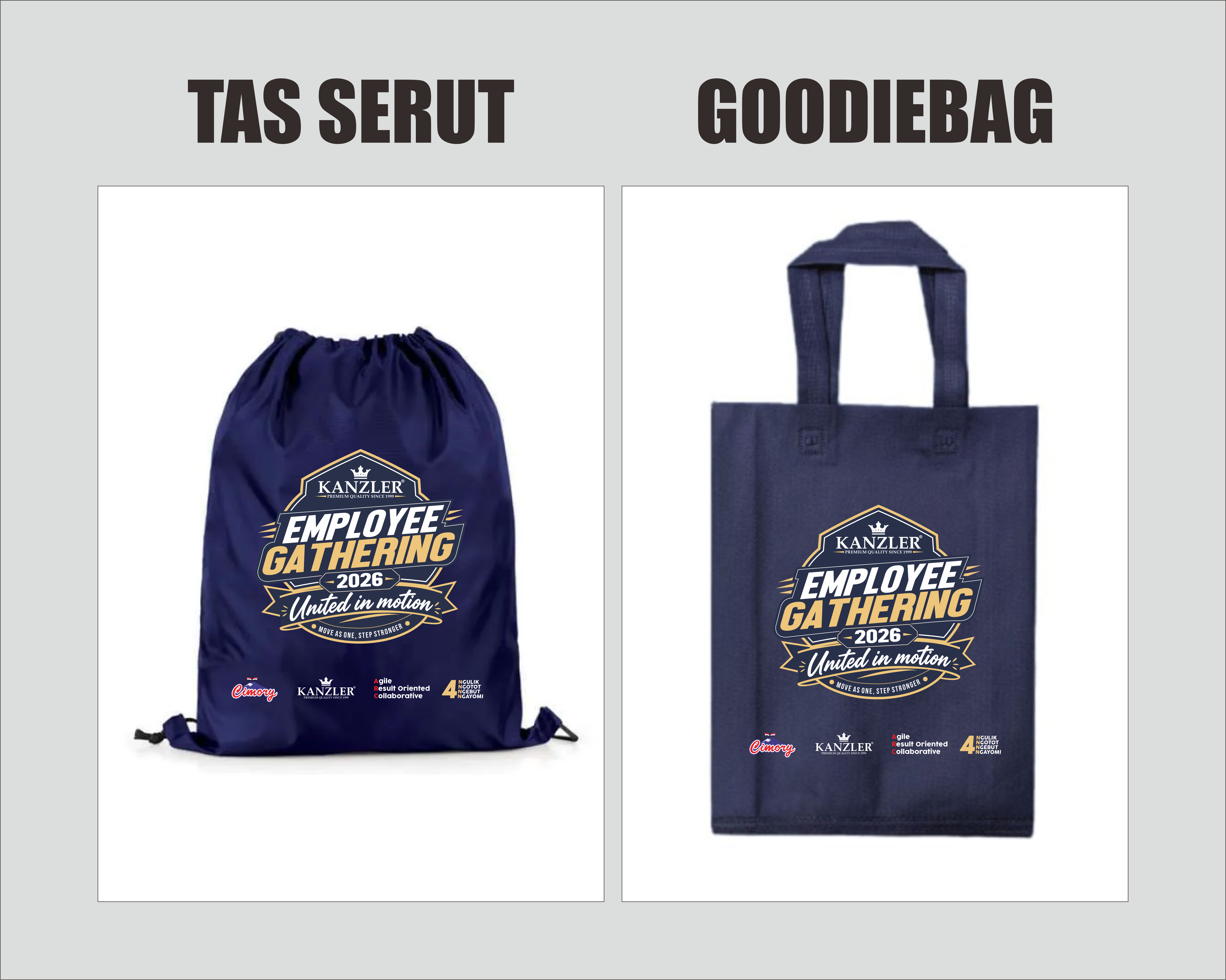 TAS SERUT & GOODIEBAG DESAIN
